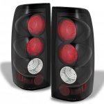 GMC Sierra 2004-2006 Black Altezza Tail Lights
