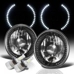 1975 Pontiac Firebird Black Chrome LED Headlights Kit