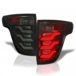2013 Ford Explorer Black Smoked Custom LED Tail Lights 2013 Ford Explorer Black Smoked Custom LED Tail Lights