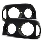 Freightliner Century Class 1996-2011 Black Headlights Bezels Cover