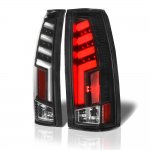 1999 Cadillac Escalade Black Tube LED Tail Lights