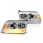 Dodge Ram 2009-2018 DRL Projector Headlights LED Signal Lights Dodge Ram 2009-2018 DRL Projector Headlights LED Signal Lights