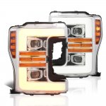 2018 Ford F350 Super Duty Projector Headlights LED DRL Dynamic Signal Activation