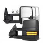 Chevy Silverado 2003-2006 Towing Mirrors Smoked LED DRL Power Heated