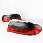 Nissan Altima 1993-1997 Red and Smoked Tail Lights