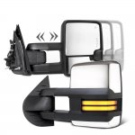 2019 Toyota Tundra Chrome Smoked Tube LED Towing Mirrors Power Heated
