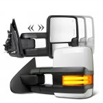 2019 Toyota Tundra White Towing Mirrors Tube LED Power Heated
