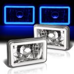 1984 Ford Mustang Blue Halo Tube Sealed Beam Headlight Conversion