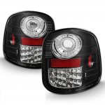 2002 Ford F150 Flareside LED Tail Lights Black
