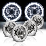 1978 Jaguar XJ12 Halo Tube Sealed Beam Projector Headlight Conversion