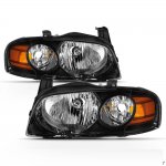 Nissan Sentra 2004-2006 Black Headlights