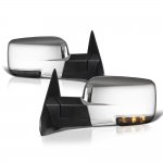 2015 Dodge Ram 1500 Chrome Power Heated Side Mirrors Smoked LED Signal