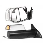 Dodge Ram 1500 2009-2018 Chrome Power Folding Towing Mirrors Smoked LED Signal Heated