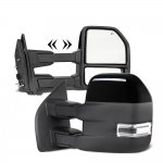 1999 Ford F350 Super Duty Glossy Black Towing Mirrors LED Lights Power Heated 1999 Ford F350 Super Duty Glossy Black Towing Mirrors LED Lights Power Heated