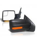 Ford F150 2007-2014 Power Heated Side Mirrors LED Signal Spotter Glass