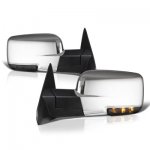 2012 Dodge Ram 1500 Chrome Power Heated Side Mirrors Smoked LED Signal