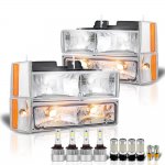 Chevy 3500 Pickup 1988-1993 Headlights LED Bulbs Complete Kit