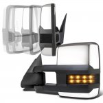 2000 Chevy Suburban Chrome Power Folding Towing Mirrors Smoked LED Lights