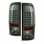 2013 Ford F350 Super Duty Smoked LED Tail Lights