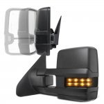 Toyota Tundra 2007-2013 Power Folding Tow Mirrors Smoked LED Lights
