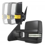 2011 Toyota Tundra Power Folding Tow Mirrors Smoked Switchback LED DRL Sequential Signal