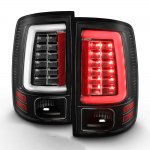 Dodge Ram 2500 2010-2018 Black Tube LED Tail Lights Dodge Ram 2500 2010-2018 Black Tube LED Tail Lights
