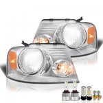 2006 Ford F150 LED Headlight Bulbs Set Complete Kit