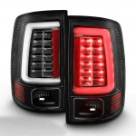 2013 Dodge Ram 3500 Black Tube LED Tail Lights 2013 Dodge Ram 3500 Black Tube LED Tail Lights