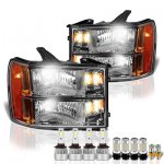 2013 GMC Sierra 2500HD Headlights LED Bulbs Complete Kit