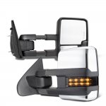 2013 Dodge Ram 2500 Chrome Tow Mirrors Smoked LED Lights Power Heated