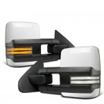 Dodge Ram 3500 2010-2018 White Tow Mirrors Smoked Switchback LED DRL Sequential Signal Dodge Ram 3500 2010-2018 White Tow Mirrors Smoked Switchback LED DRL Sequential Signal