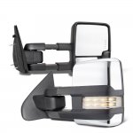 Dodge Ram 1500 2009-2018 Chrome Tow Mirrors Clear LED Lights Power Heated Dodge Ram 1500 2009-2018 Chrome Tow Mirrors Clear LED Lights Power Heated