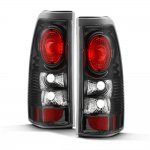 Chevy Silverado 1999-2002 Black Altezza Tail Lights