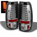 2001 GMC Sierra 3500 Chrome LED Tail Lights