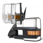 2001 Chevy Tahoe Chrome Power Folding Towing Mirrors LED Lights