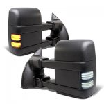 1999 Ford F250 Super Duty Tow Mirrors Smoked Switchback LED Sequential Signal 1999 Ford F250 Super Duty Tow Mirrors Smoked Switchback LED Sequential Signal