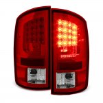 2003 Dodge Ram Red Clear LED Tail Lights