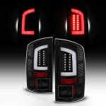 2004 Dodge Ram 2500 Black LED Tail Lights Tube