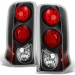 Cadillac Escalade 2002-2006 Black Euro Tail Lights
