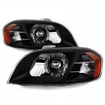 Pontiac Wave Sedan 2007-2009 Black Euro Headlights Pontiac Wave Sedan 2007-2009 Black Euro Headlights