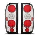 1999 Nissan Frontier Chrome Custom Tail Lights 1999 Nissan Frontier Chrome Custom Tail Lights