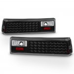 1990 Ford Mustang Black LED Tail Lights