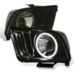 2006 Ford Mustang Glossy Black Halo Headlights