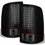 2009 GMC Sierra 3500HD Black Smoked LED Tail Lights