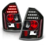 Chrysler 300C 2005-2007 LED Tail Lights with Black Housing