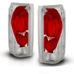 1995 Ford F150 Clear Custom Tail Lights