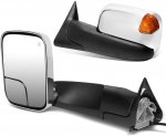 Dodge Ram 3500 1998-2002 Chrome Power Heated Towing Mirrors Smoked Signal Lights Dodge Ram 3500 1998-2002 Chrome Power Heated Towing Mirrors Smoked Signal Lights