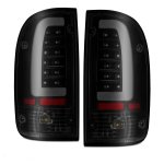 2000 Toyota Tacoma Black Smoked LED Tail Lights Tube