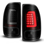 Dodge Dakota 1997-2004 Black Smoke LED Tail Lights Tube