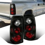 Chevy Silverado 2003-2006 Black Altezza Tail lights